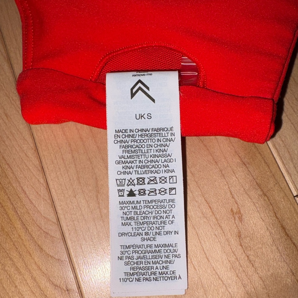 Oner Active Unified Micro Bralette in Muscle Mommy Red (SOLD OUT ONLINE) - Picture 6 of 6